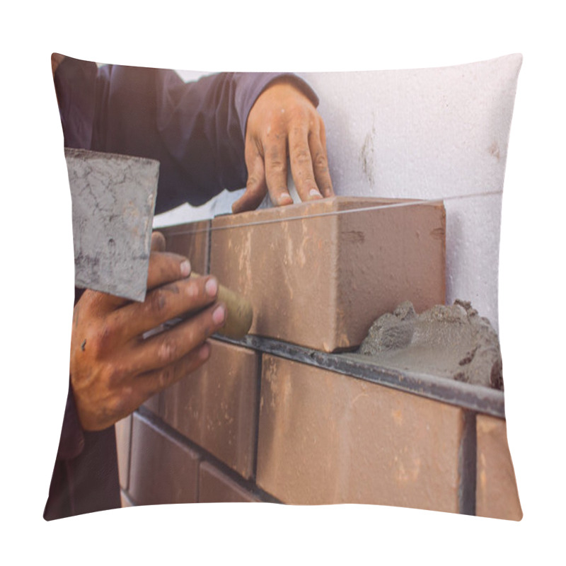 Personality  Bricklaying, Building Work Pillow Covers