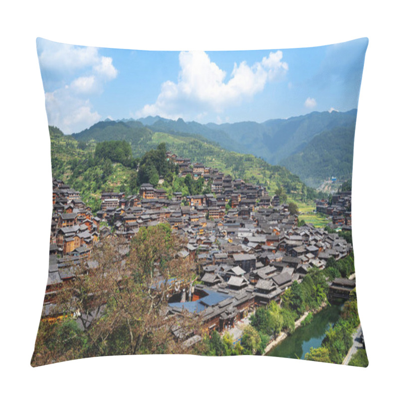 Personality  China Guizhou Xijiang Miao Village Pillow Covers