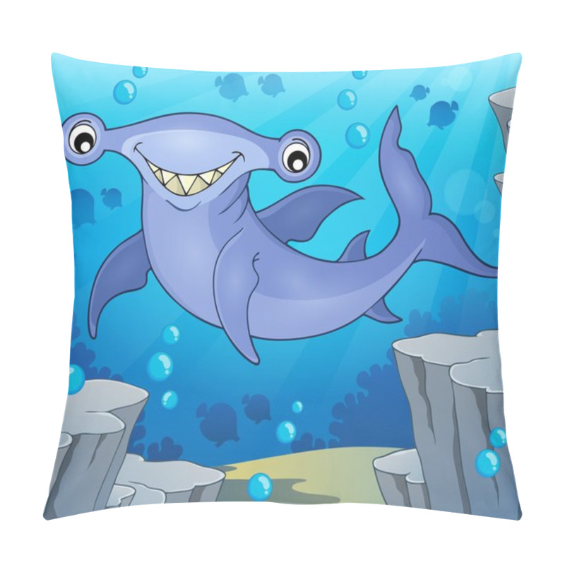 Personality  Hammerhead Shark Theme Image 2 Pillow Covers