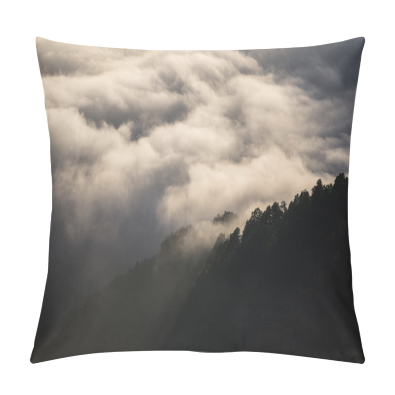 Personality  Sea Of Clouds Over The Hills Pillow Covers