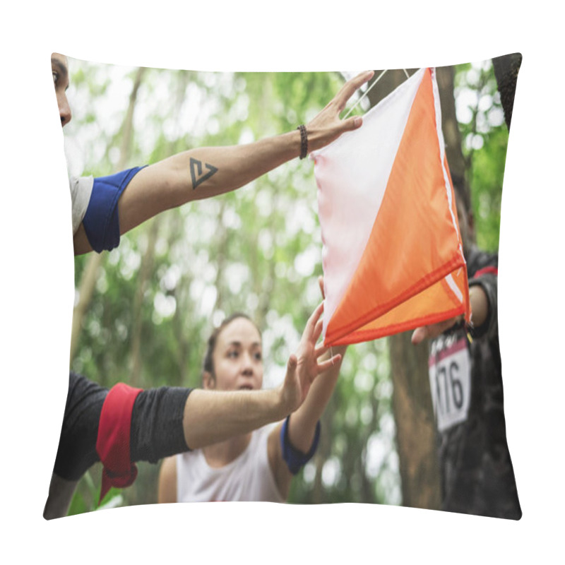 Personality  Outdoor Orienteering Check Point Activity Pillow Covers