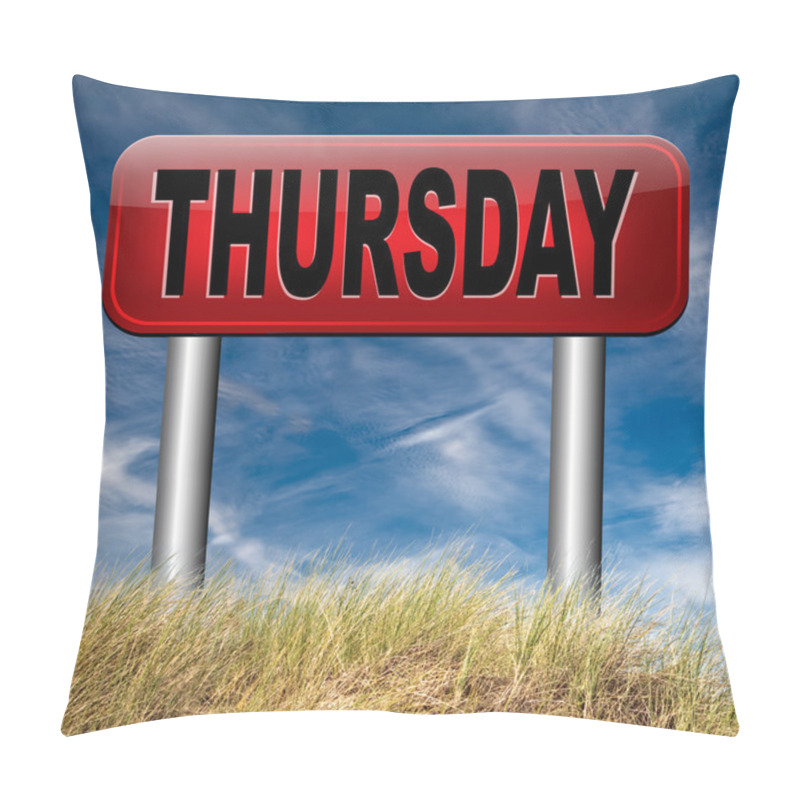 Personality  Thursday Road Sign Pillow Covers