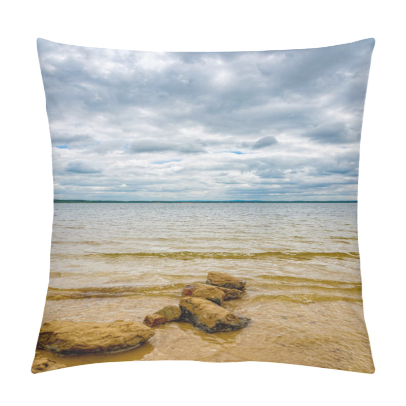 Personality  Small Beach At A Baggersee In Saxony Pillow Covers