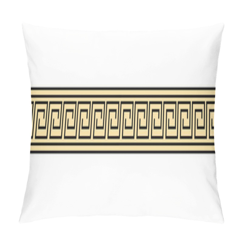 Personality  Seamless Meander Patterns. Greek Meandros, Fret Or Key. Ornament For Acient Greece Style Borders. Vector Illustration Pillow Covers