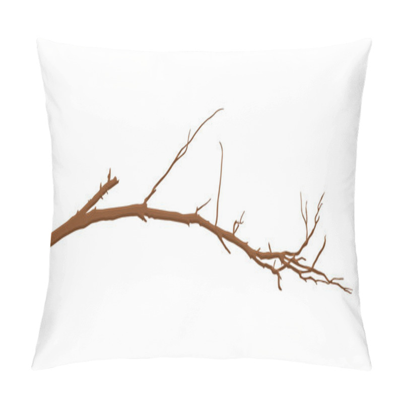 Personality  Dry Tree Branch Vector Pillow Covers