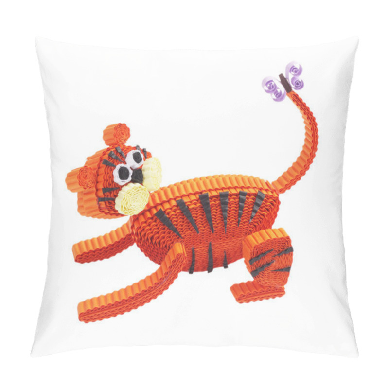 Personality  Toy Of Quilling. Tiger Pillow Covers