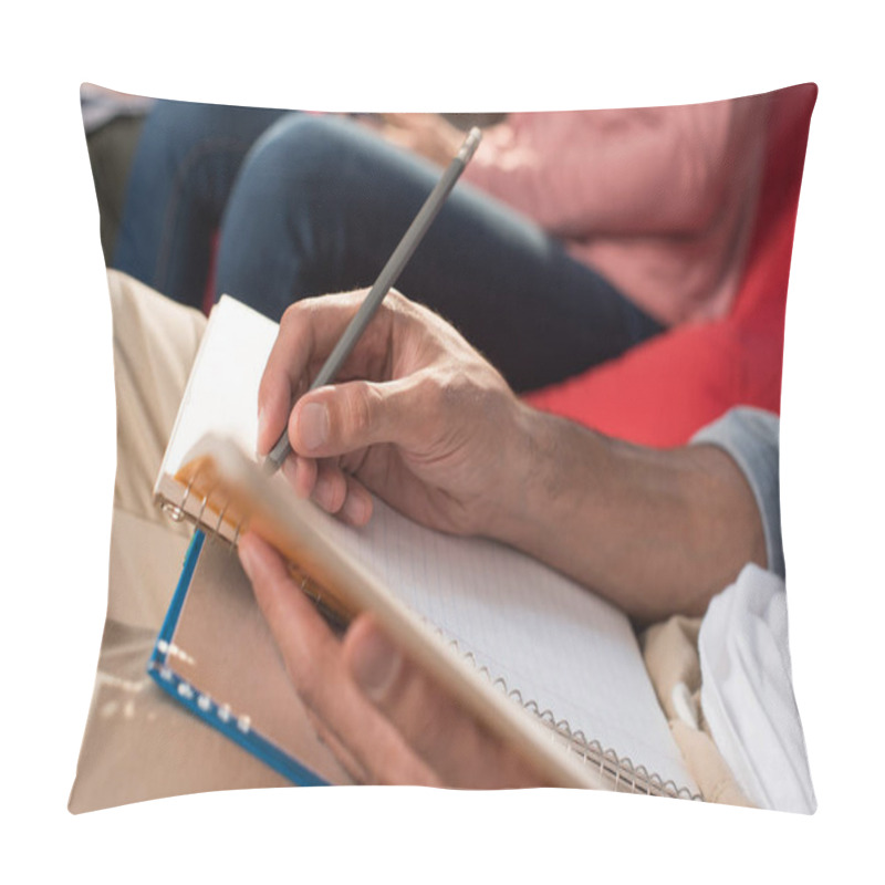 Personality  Student With Copybook And Book  Pillow Covers