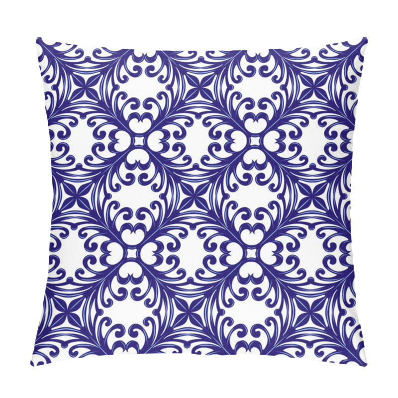 Personality  Italian Traditional Ornament, Floral Pattern Pillow Covers