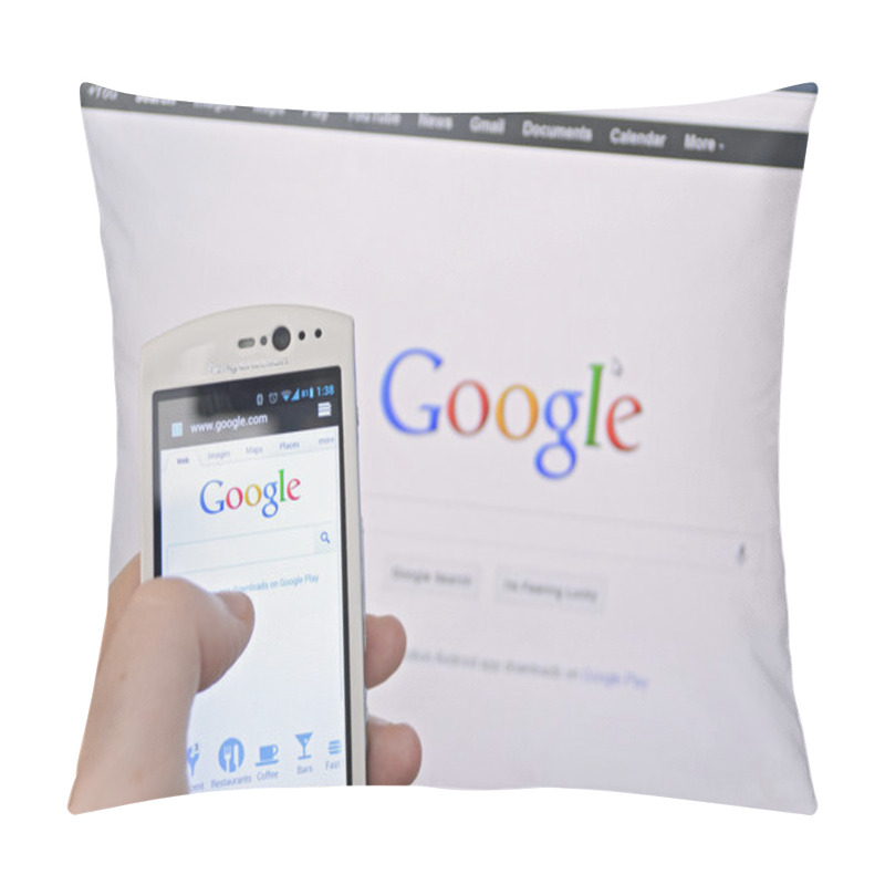 Personality  Google Search Mobile Pillow Covers