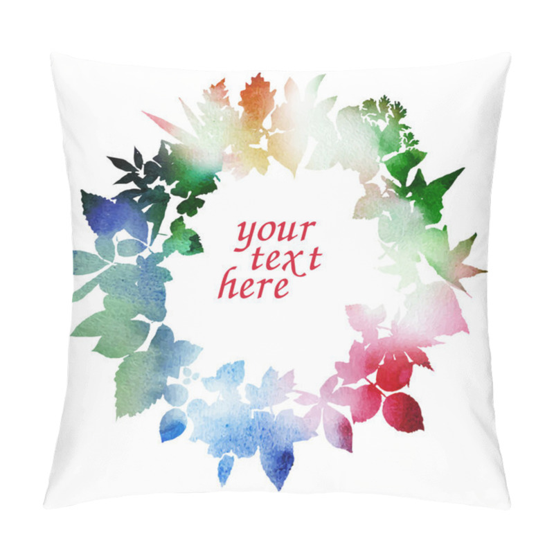 Personality  Wreath Of Leaves Pillow Covers