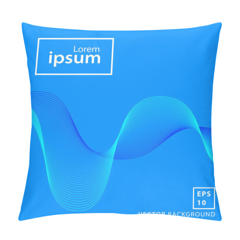 Personality  Wave Background. Spectrum Background Pillow Covers