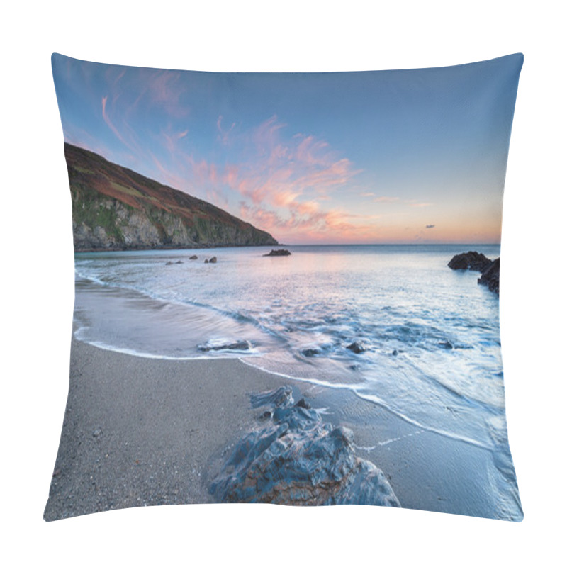 Personality  Sunset Over The Cornish Coast Pillow Covers