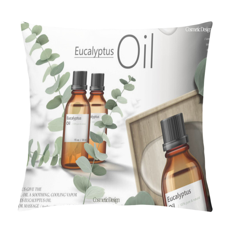 Personality  Eucalyptus Oil Ads Pillow Covers