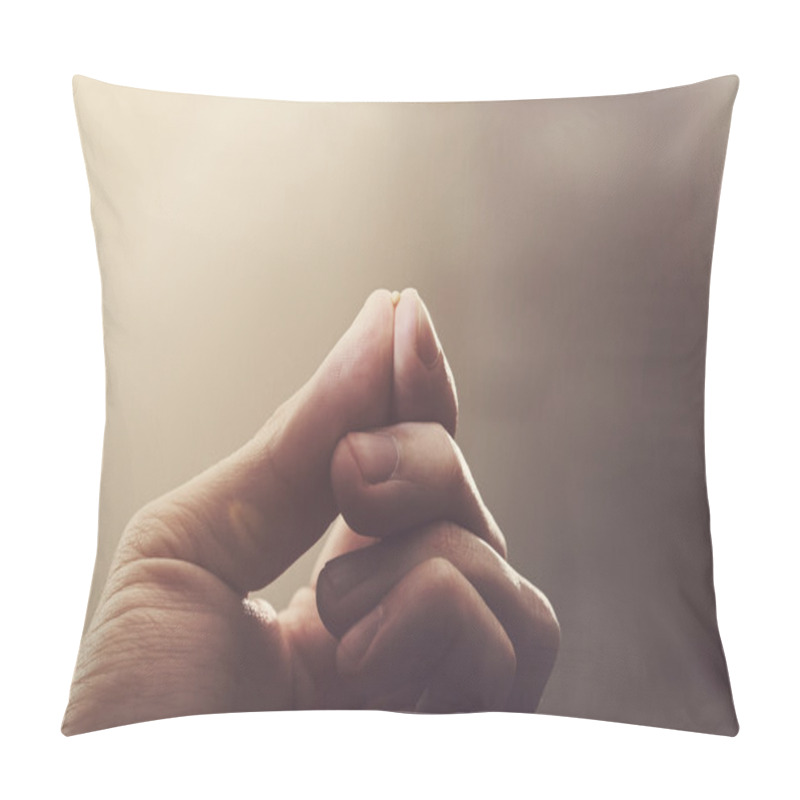 Personality  Mustard Seed And Fingertips. Pillow Covers