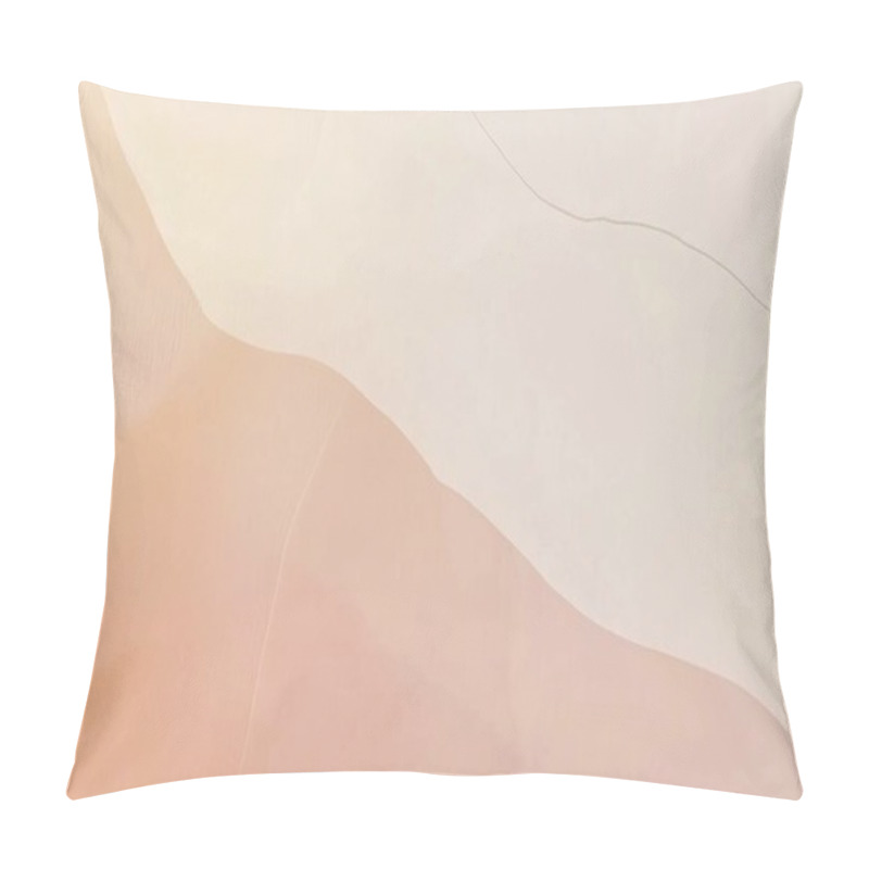 Personality  Soft Pink And Peach Gradient Minimalist Background Pillow Covers