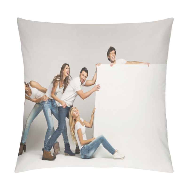 Personality  Business Pulling An Empty Board Pillow Covers