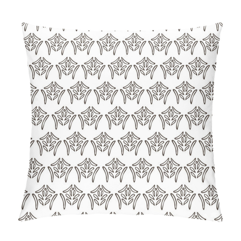 Personality  Minimalist Pattern With Simple Ornament. Pillow Covers