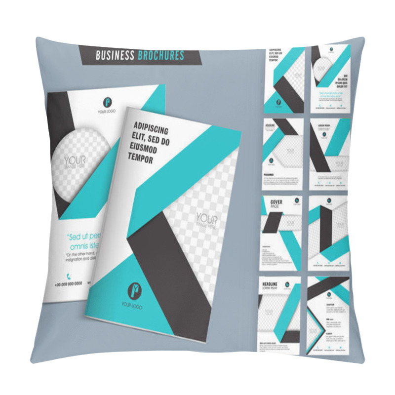 Personality  Business Flyer, Banner Or Template. Pillow Covers