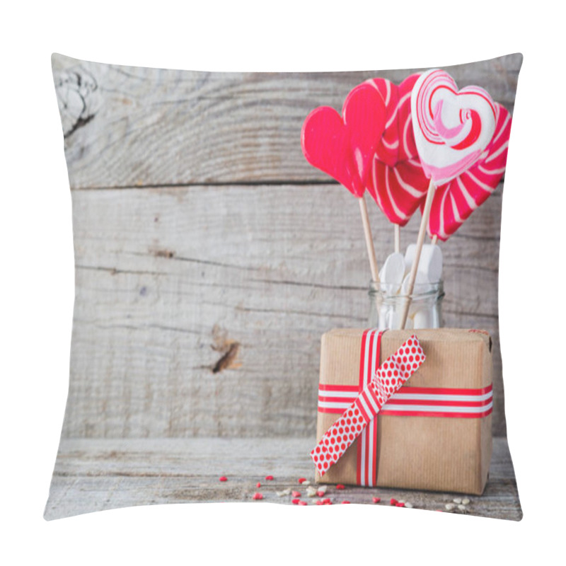 Personality  Valentines Day Concept - Sweets Heart Shaped Pillow Covers