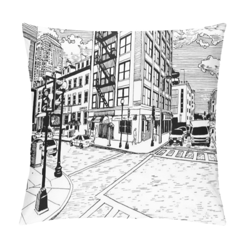 Personality  Boston Chinatown Street Pillow Covers