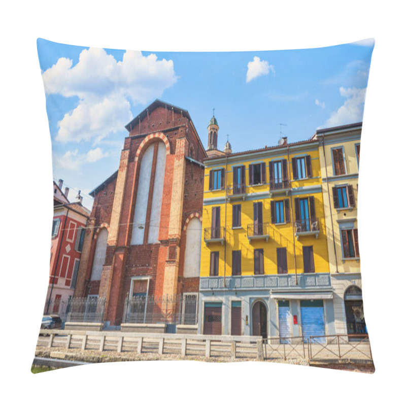 Personality  Church Of Santa Maria Della Grazie In Navigli District, Milan Pillow Covers