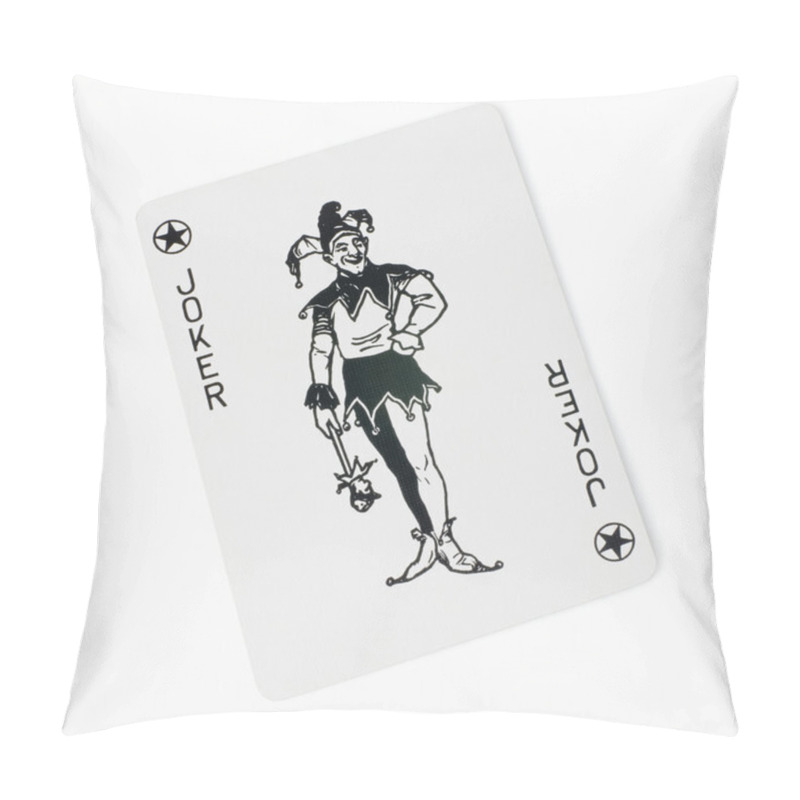 Personality  Joker On A Playing Card Pillow Covers