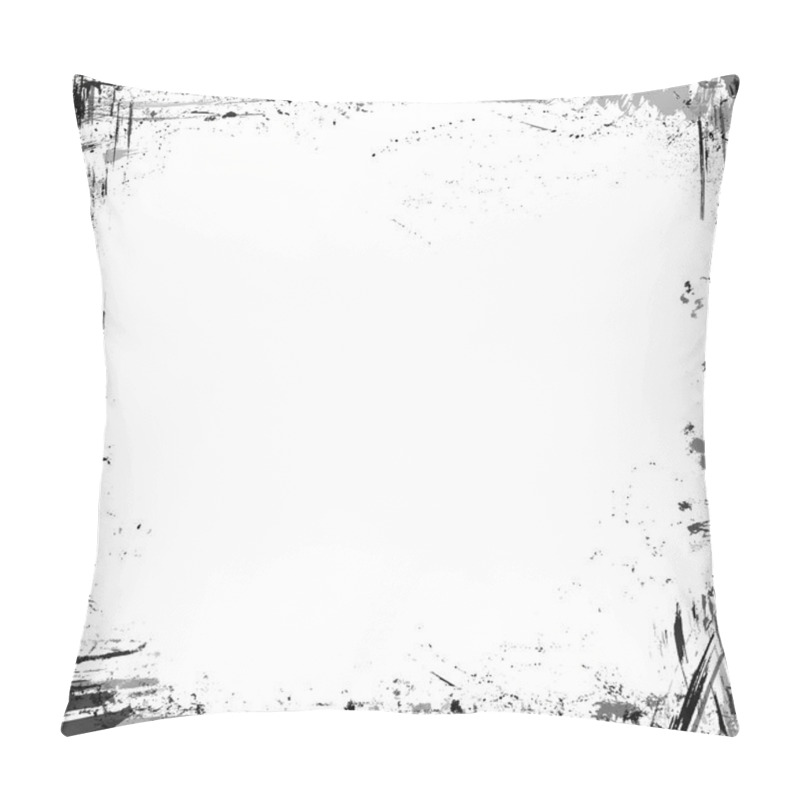 Personality  Grunge Ink Frame Pillow Covers