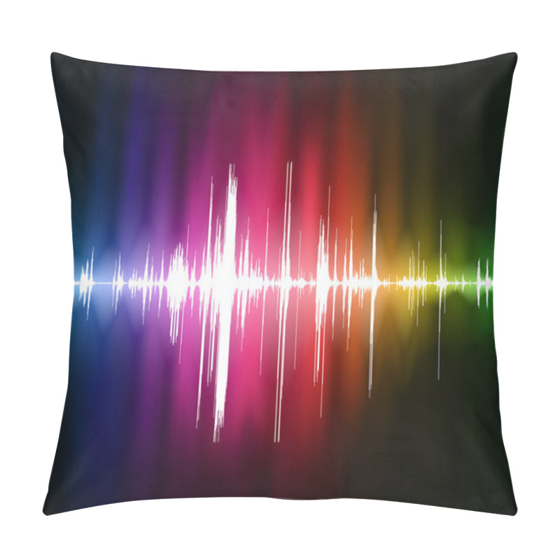 Personality  Pulse Wave Background Pillow Covers