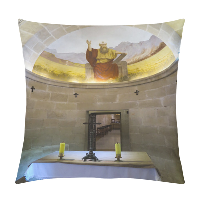 Personality  MOUNT TABOR, ISRAEL, Inside The Chapel Of Elijah In The Church O Pillow Covers