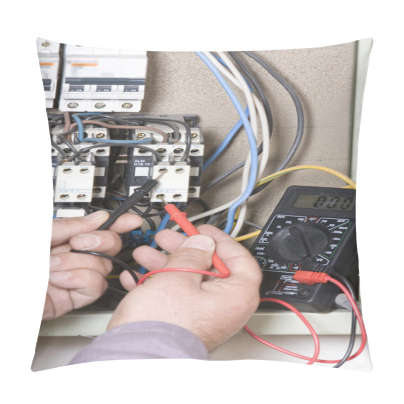 Personality  Electrical Inspector Reading Power Output Pillow Covers