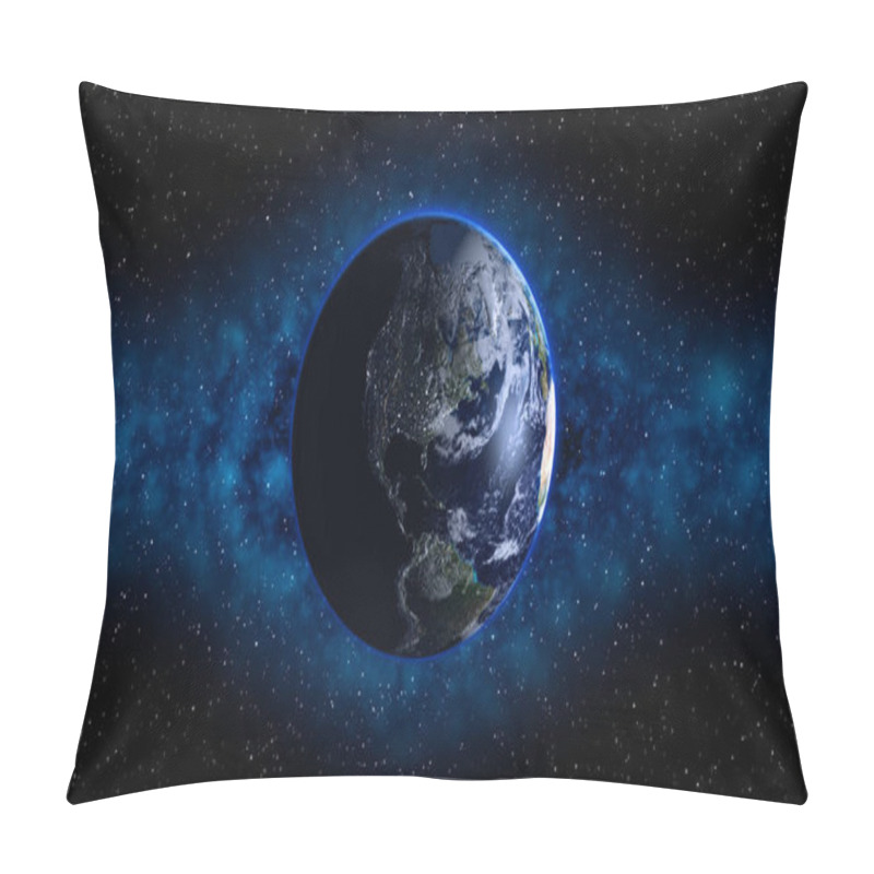 Personality  Planet Earth In Space. Pillow Covers