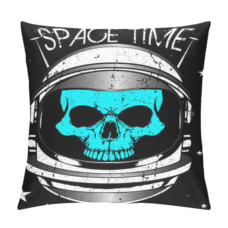 Personality  Skull Astronaut Illustration Fashion Style Pillow Covers