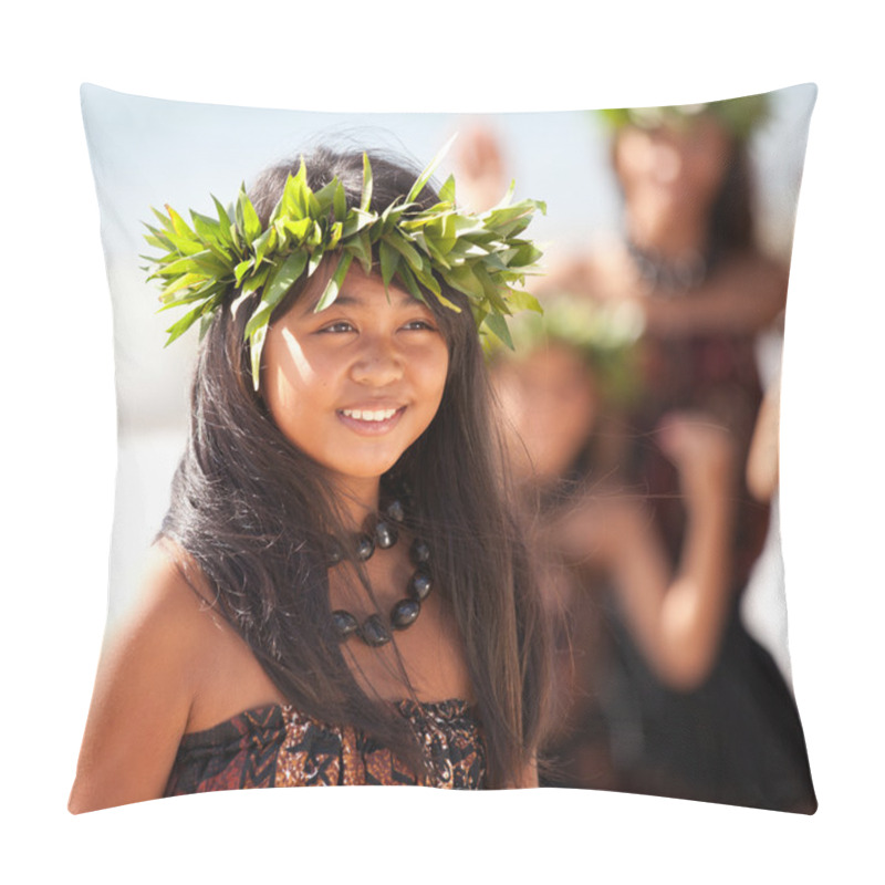 Personality  Pretty Polynesian Girl Pillow Covers