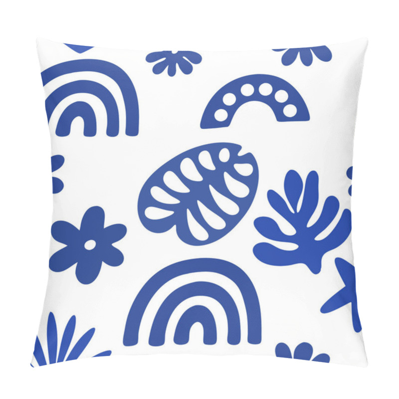 Personality  Tremdy Pattern  Background With Abstract Floral And Leaf Patterns Pillow Covers