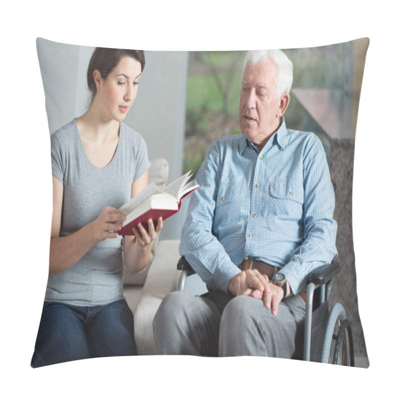 Personality  Senior Care Assistant Reading Book Pillow Covers