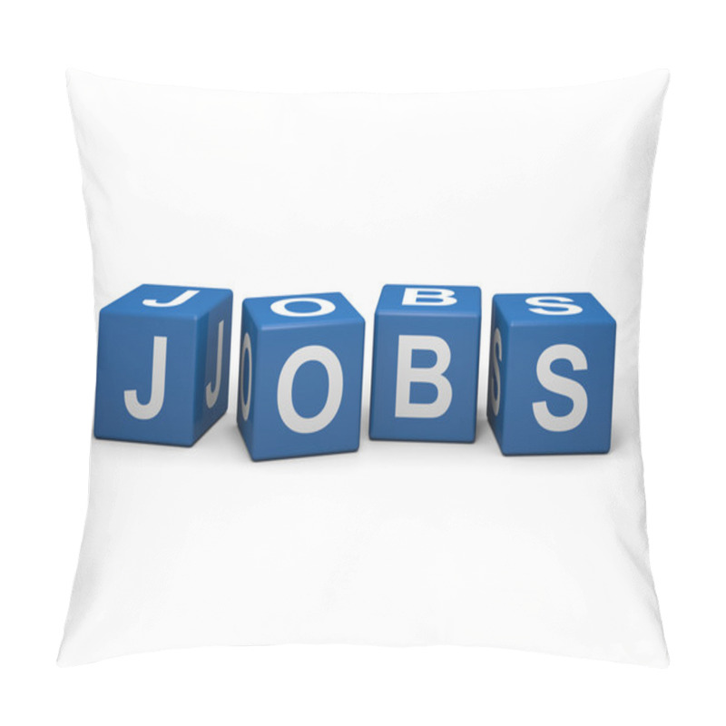 Personality  Cubes With Jobs Sign Pillow Covers