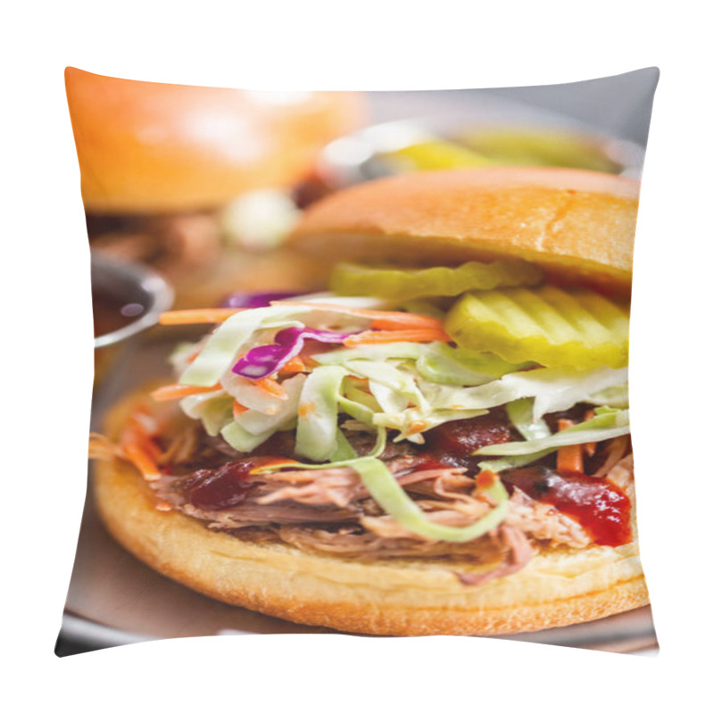 Personality  BBQ Pulled Pork Sandwich Pillow Covers