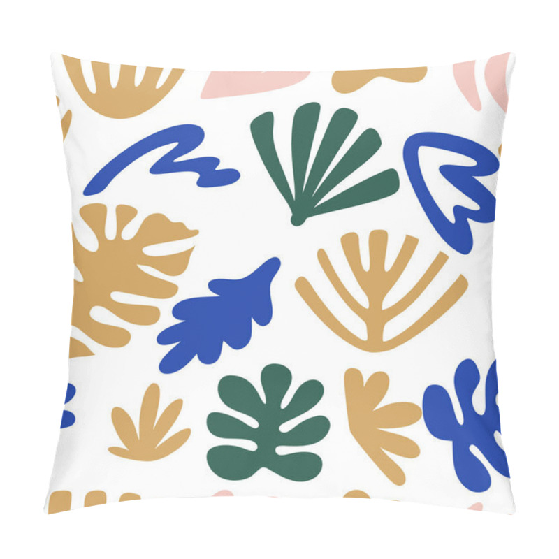 Personality  Tremdy Pattern  Background With Abstract Floral And Leaf Patterns Pillow Covers