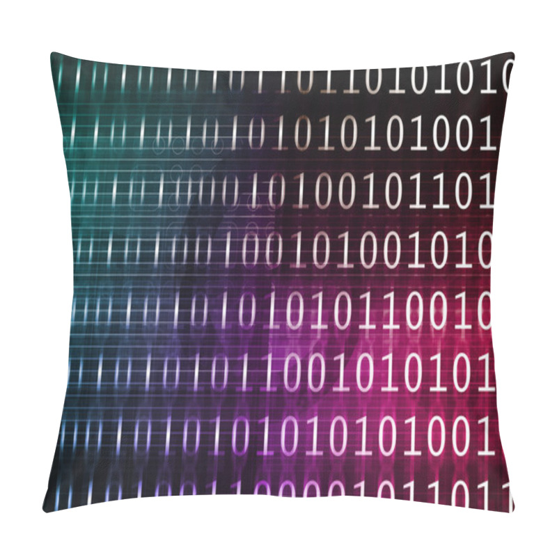 Personality  Information Technology Background Pillow Covers