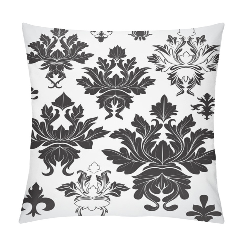 Personality  Decorative Damask Silhouettes Pillow Covers