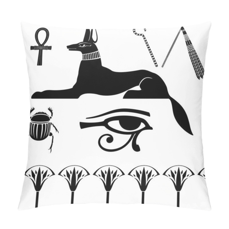 Personality  Ancient Egypt Symbol Pillow Covers