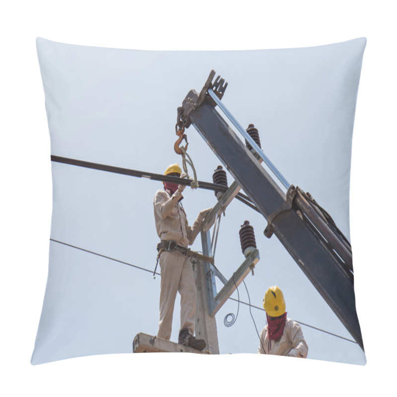 Personality  Maintenance Of Power Distribution System 22 Kv Pillow Covers