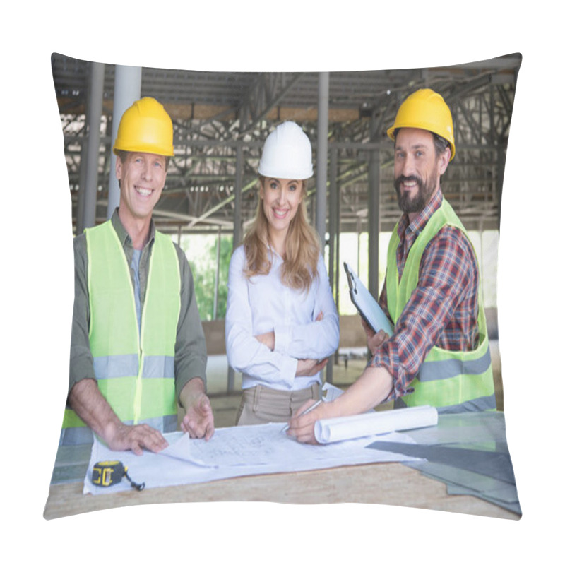 Personality  Middle Aged Constructors And Contractor Pillow Covers