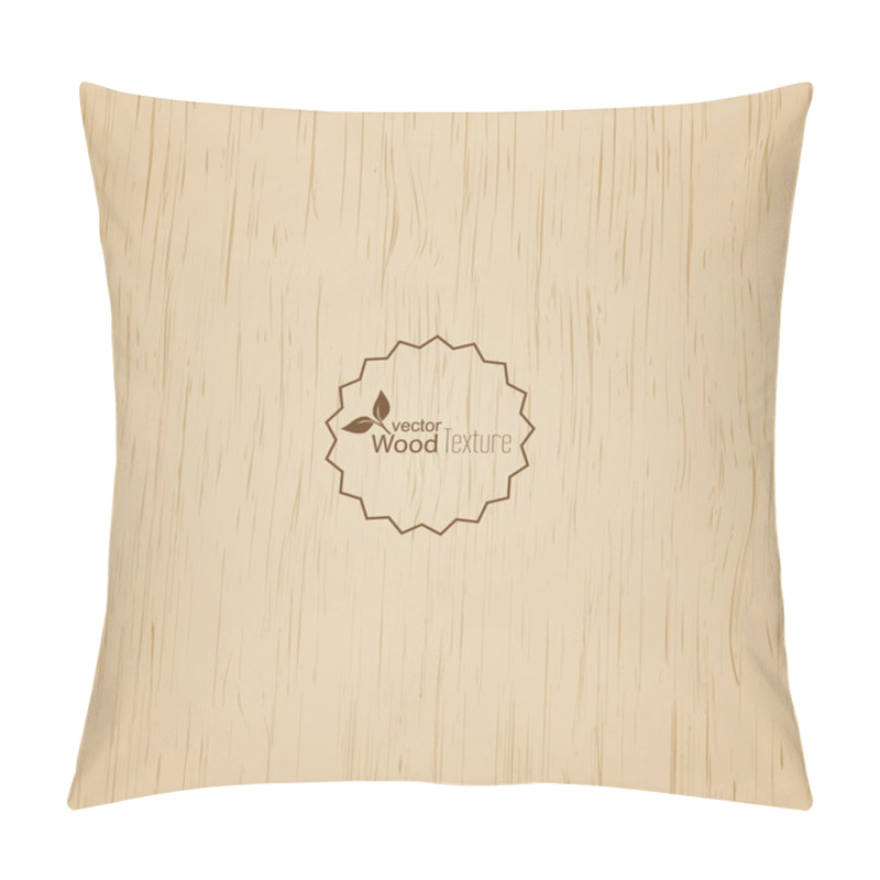 Personality  Light Wood Background. Pillow Covers