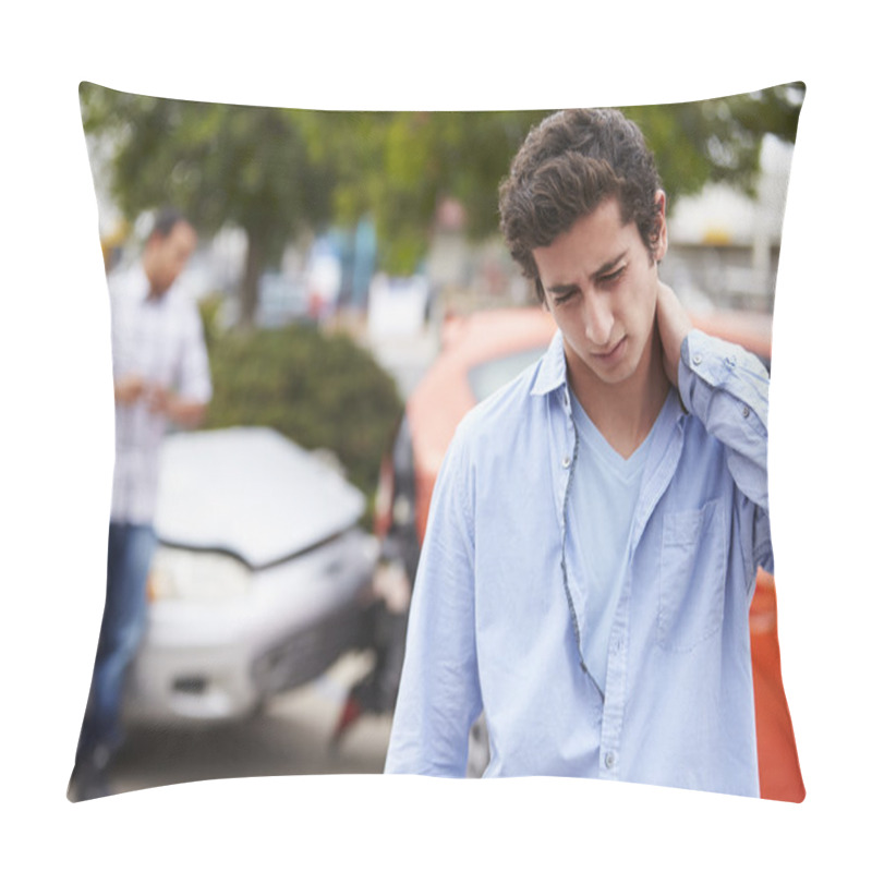 Personality  Driver Suffering Whiplash Injury Traffic Accident Pillow Covers