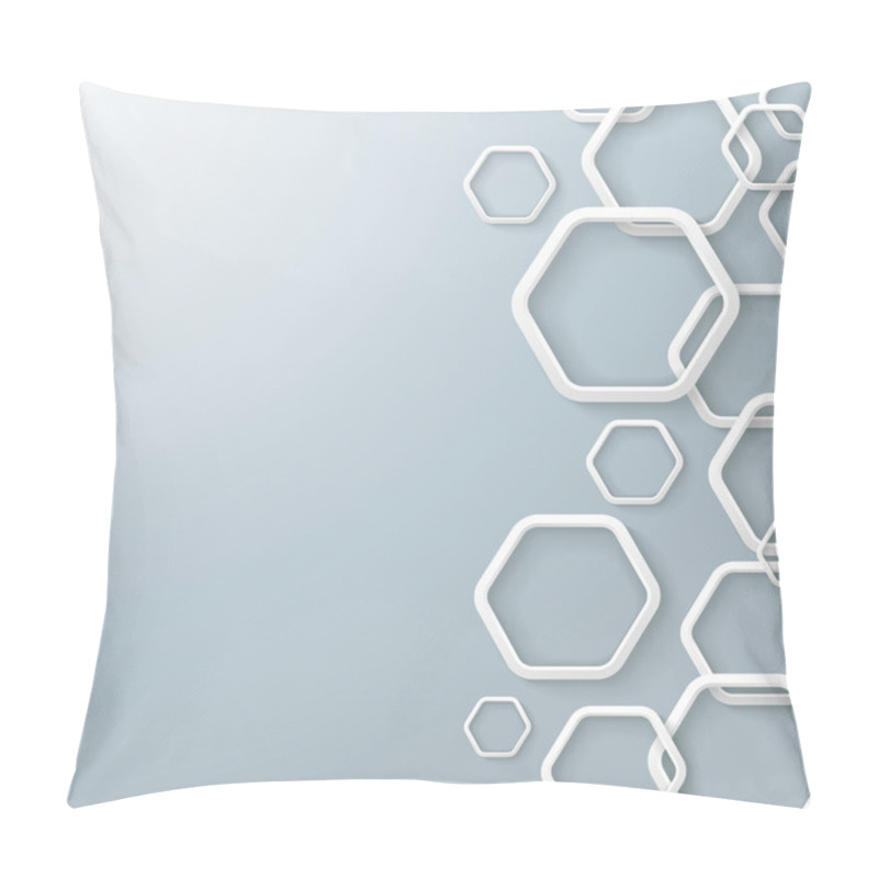 Personality  White Right Hexagons Pillow Covers