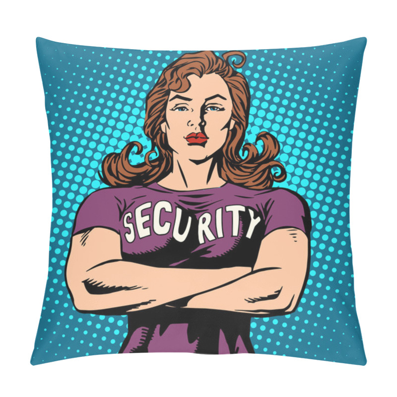 Personality  Woman Security Guard Pillow Covers