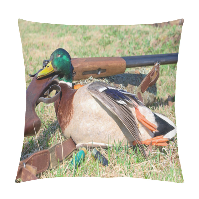 Personality   Hunting Trophy - Wild Duck. Pillow Covers