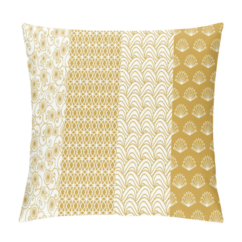 Personality  Collection Of Seamless Geometric Designs. Pillow Covers