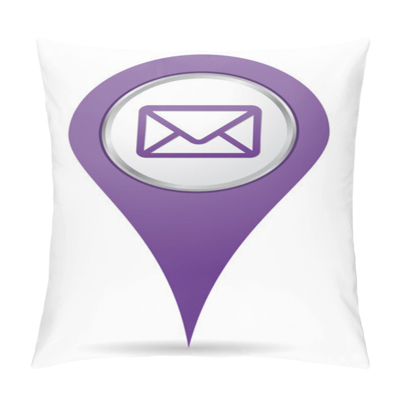 Personality  Location Mail Icon Pillow Covers